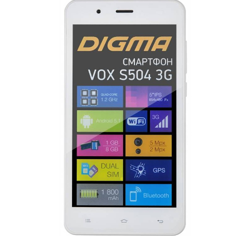 Смартфон Digma Vox S504 3G