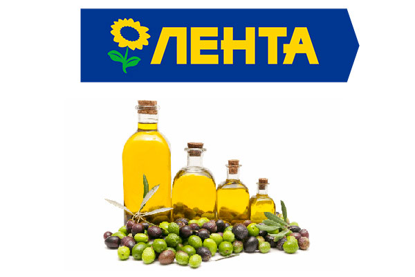 Цены на оливковое масла в Ленте